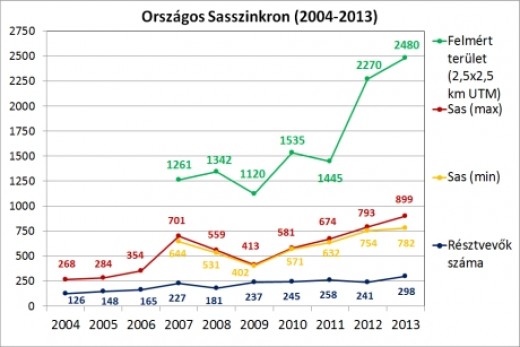 Elkészült a X. országos sasleltár